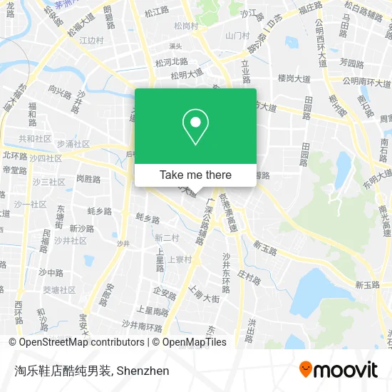 淘乐鞋店酷纯男装 map