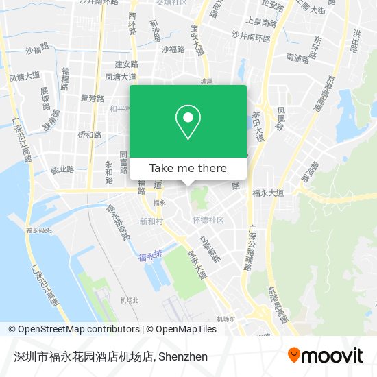 深圳市福永花园酒店机场店 map