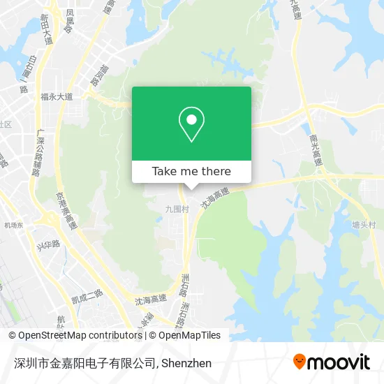 深圳市金嘉阳电子有限公司 map
