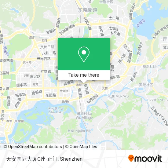 天安国际大厦C座-正门 map