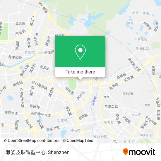 雅姿皮肤造型中心 map