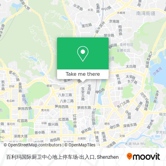 百利玛国际厨卫中心地上停车场-出入口 map