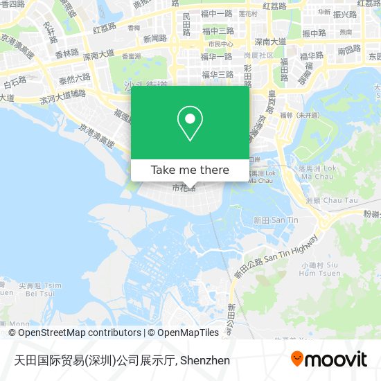 天田国际贸易(深圳)公司展示厅 map
