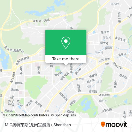 MIC奥特莱斯(龙岗宝能店) map