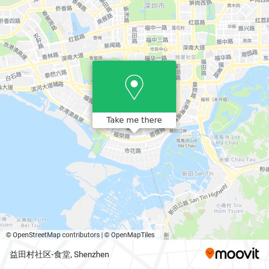 益田村社区-食堂 map