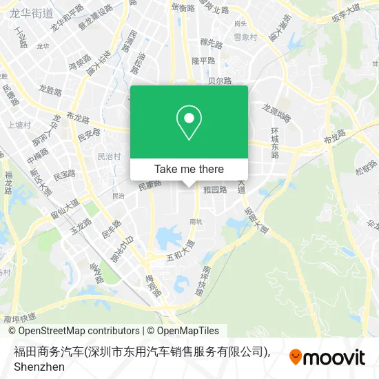 福田商务汽车(深圳市东用汽车销售服务有限公司) map