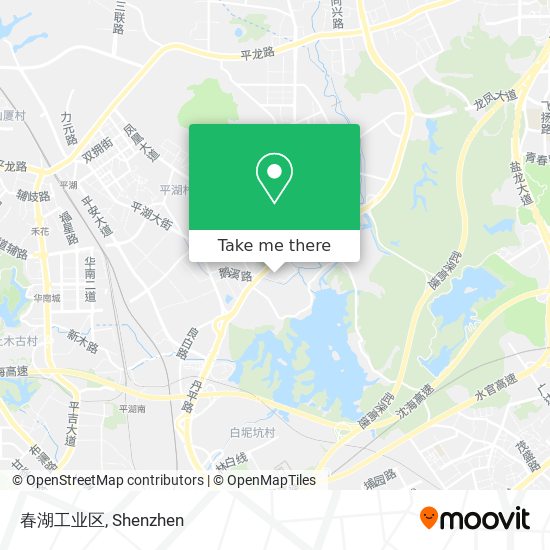春湖工业区 map