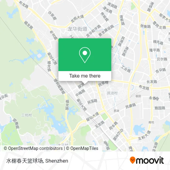 水榭春天篮球场 map