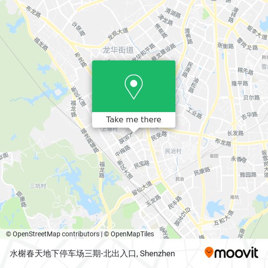 水榭春天地下停车场三期-北出入口 map