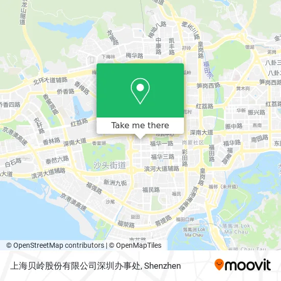 上海贝岭股份有限公司深圳办事处 map