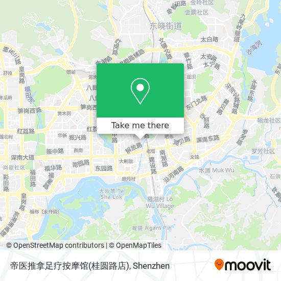 帝医推拿足疗按摩馆(桂圆路店) map