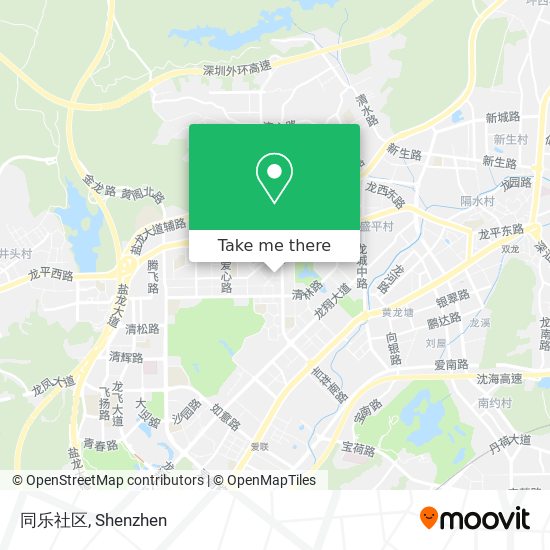 同乐社区 map