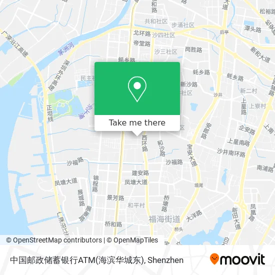 中国邮政储蓄银行ATM(海滨华城东) map