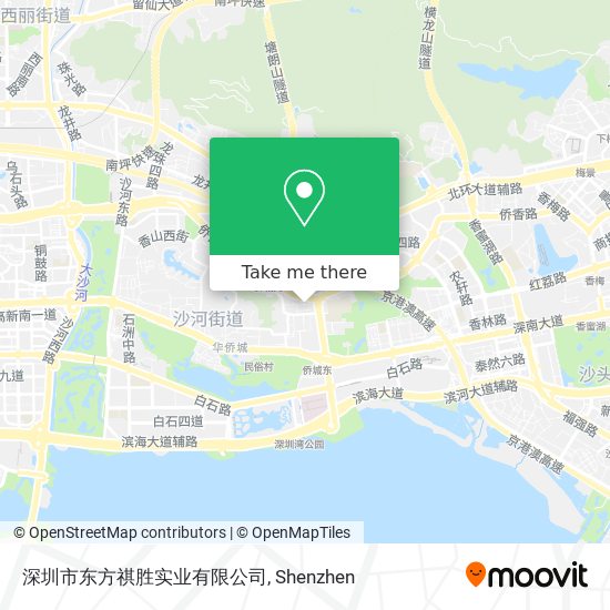 深圳市东方祺胜实业有限公司 map