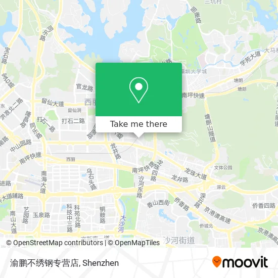 渝鹏不绣钢专营店 map