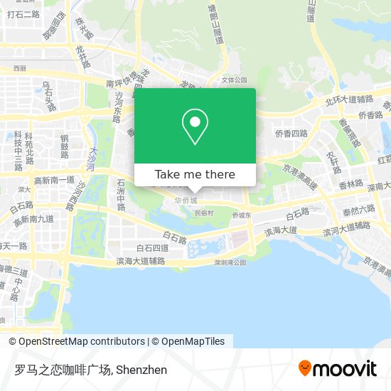 罗马之恋咖啡广场 map