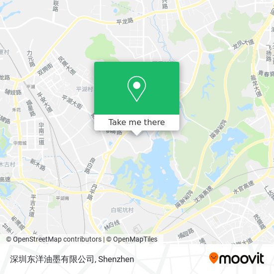 深圳东洋油墨有限公司 map
