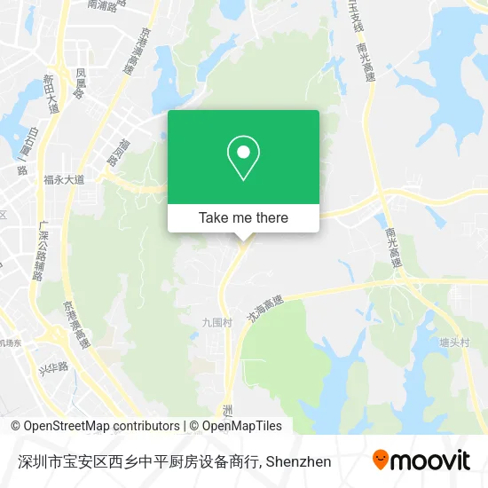 深圳市宝安区西乡中平厨房设备商行 map