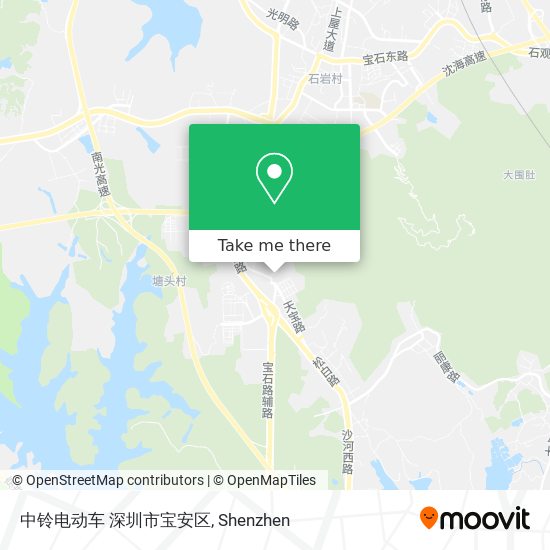 中铃电动车 深圳市宝安区 map