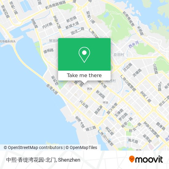 中熙·香缇湾花园-北门 map