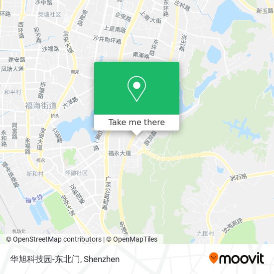 华旭科技园-东北门 map
