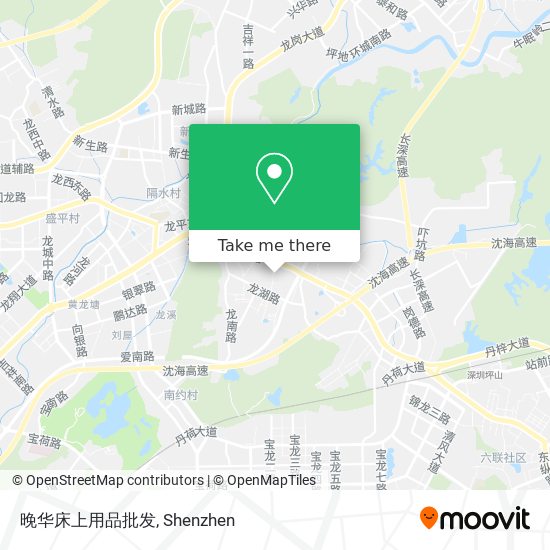 晚华床上用品批发 map