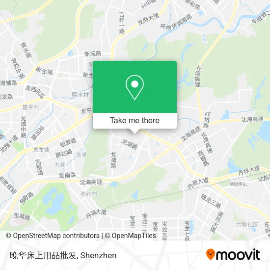 晚华床上用品批发 map