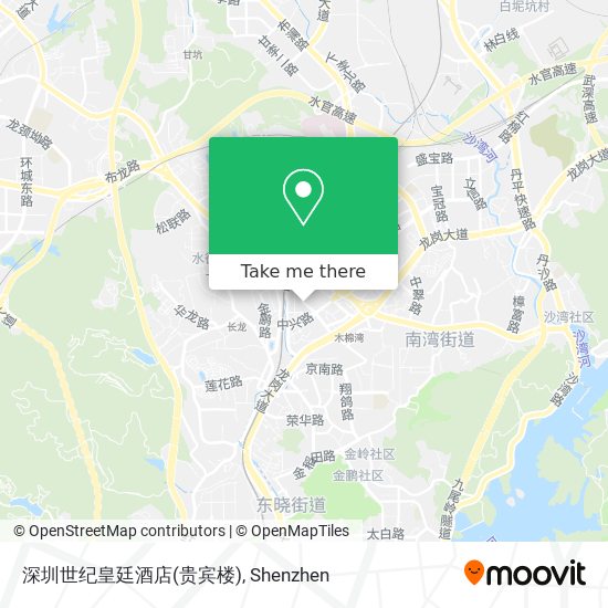 深圳世纪皇廷酒店(贵宾楼) map
