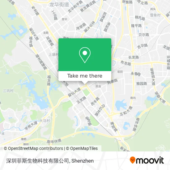 深圳菲斯生物科技有限公司 map