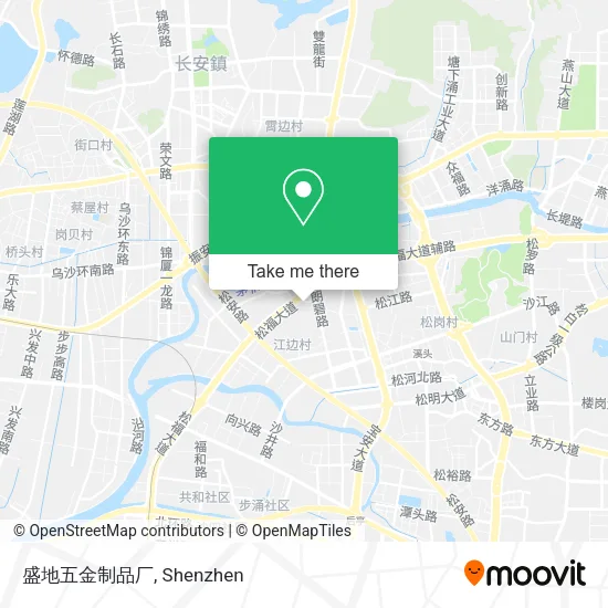 盛地五金制品厂 map