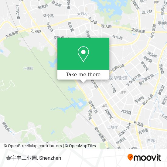 泰宇丰工业园 map