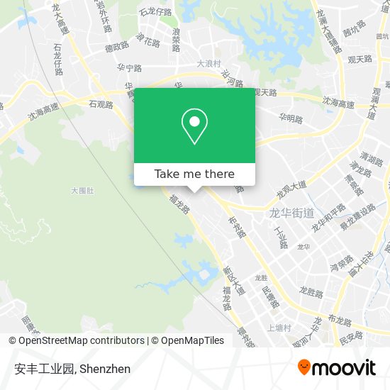 安丰工业园 map