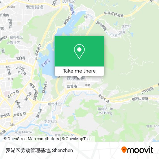 罗湖区劳动管理基地 map