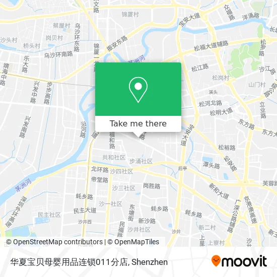华夏宝贝母婴用品连锁011分店 map