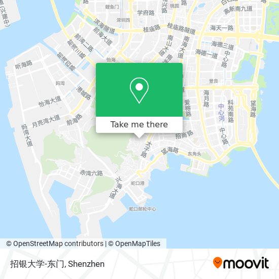 招银大学-东门 map