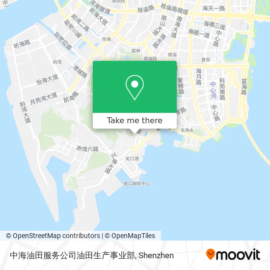 中海油田服务公司油田生产事业部 map