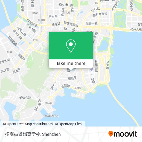 招商街道婚育学校 map