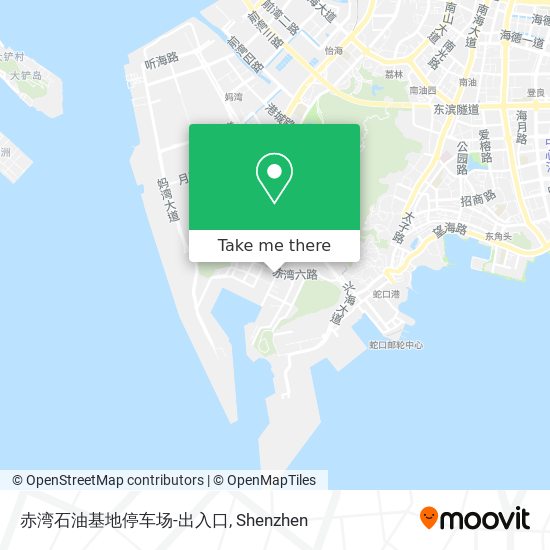 赤湾石油基地停车场-出入口 map