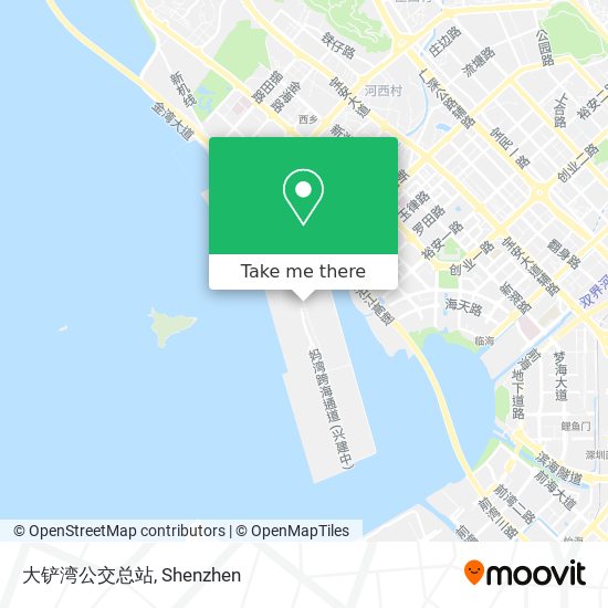 大铲湾公交总站 map