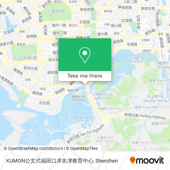 KUMON公文式福田口岸名津教育中心 map