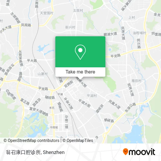 翁召康口腔诊所 map