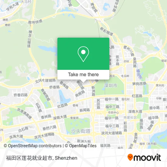 福田区莲花就业超市 map