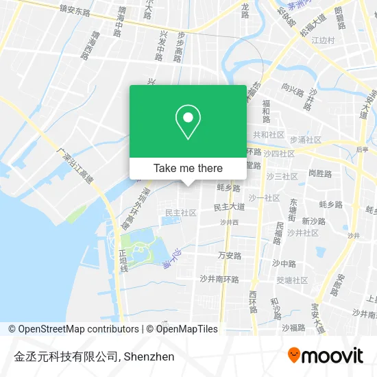 金丞元科技有限公司 map