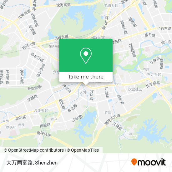 大万同富路 map