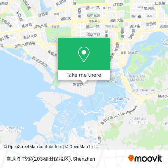 自助图书馆(203福田保税区) map