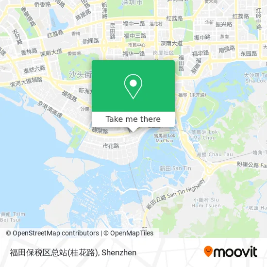 福田保税区总站(桂花路) map
