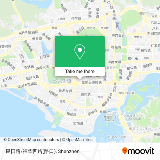 民田路/福华四路(路口) map