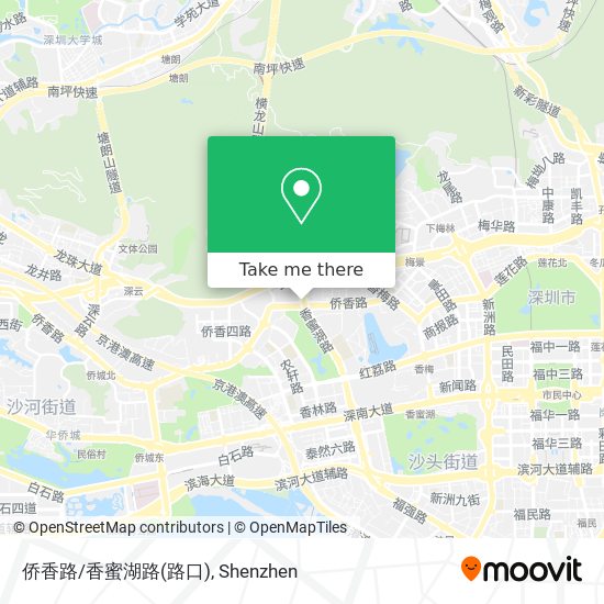 侨香路/香蜜湖路(路口) map