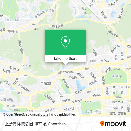 上沙黄怀德公园-停车场 map