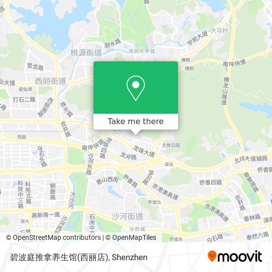 碧波庭推拿养生馆(西丽店) map